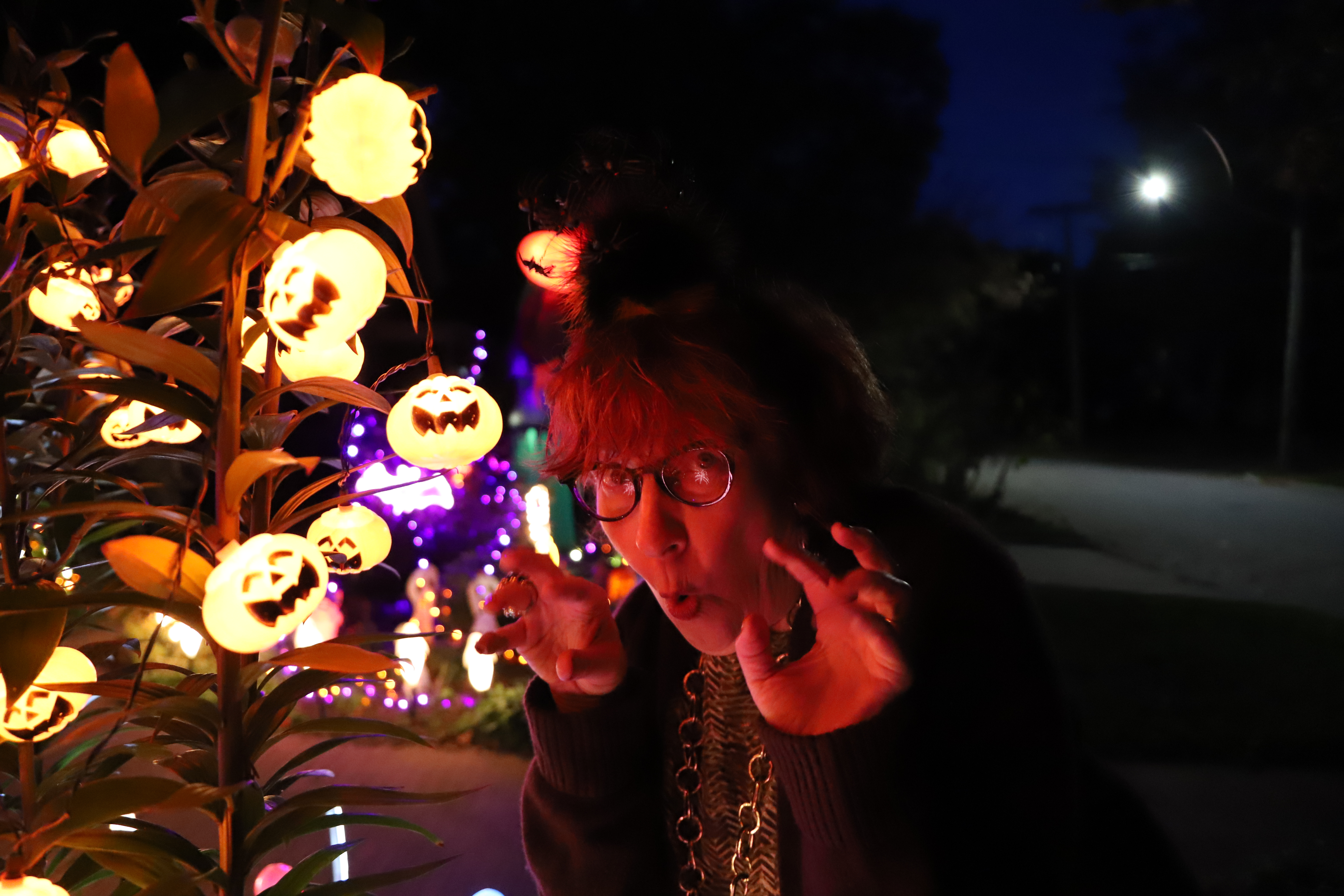 Beth Berigan gets playful with her spooky collection display.