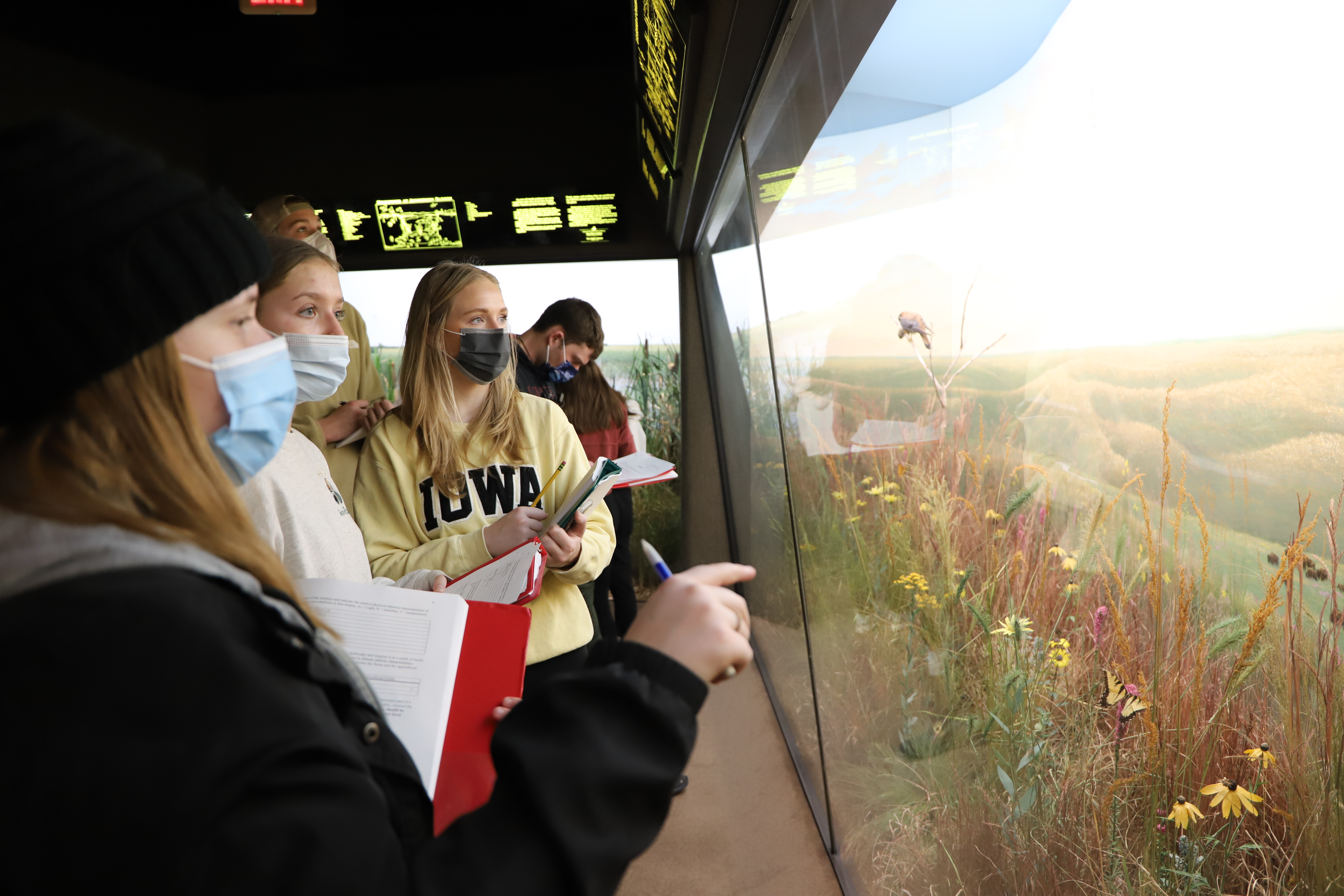 Introduction to Earth and Environmental Sciences lab visit to Museum of Natural History