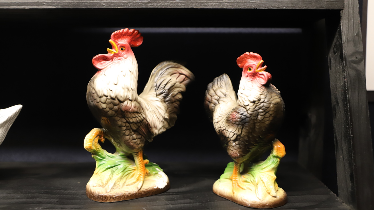 Sara's "CLUCKtion" of Vintage Chickens